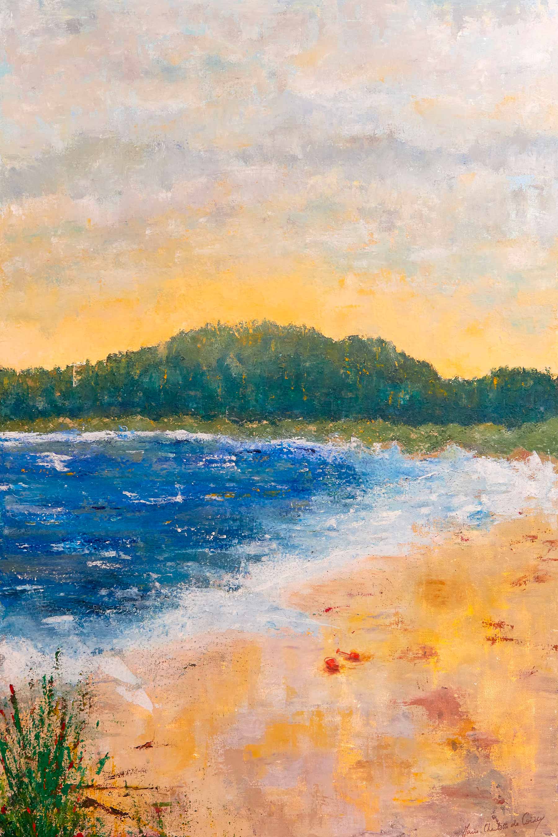 La seau et la pelle oubliés